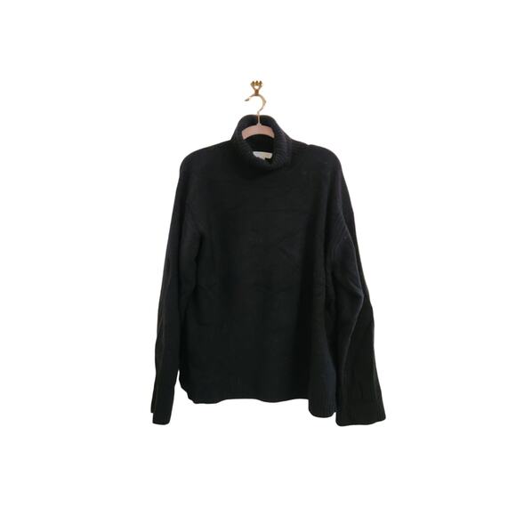 NWT J. Crew Turtleneck Sweater In Supersoft Yarn Black L - Picture 5 of 10